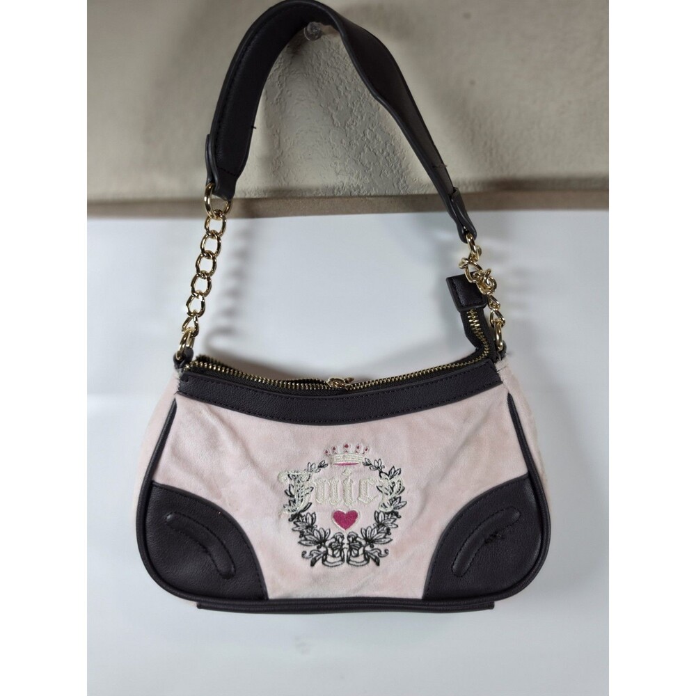 Juicy Couture Heritage Shoulder Bag - Velour - Pink